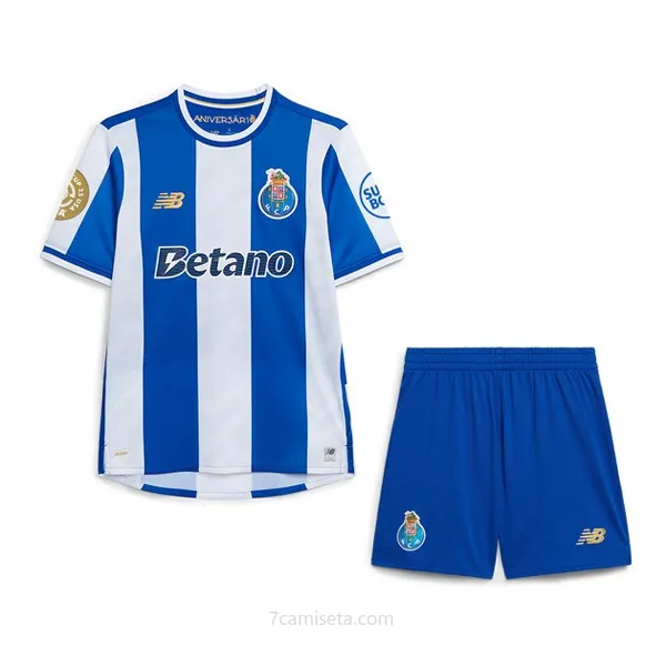 Camiseta Oporto Replica Primera Ropa Niño 2025/26 Llévatelo este liquidación tirado