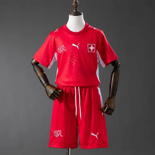 Camiseta Suiza Replica Primera Ropa Niño 2026 Saldo razonable