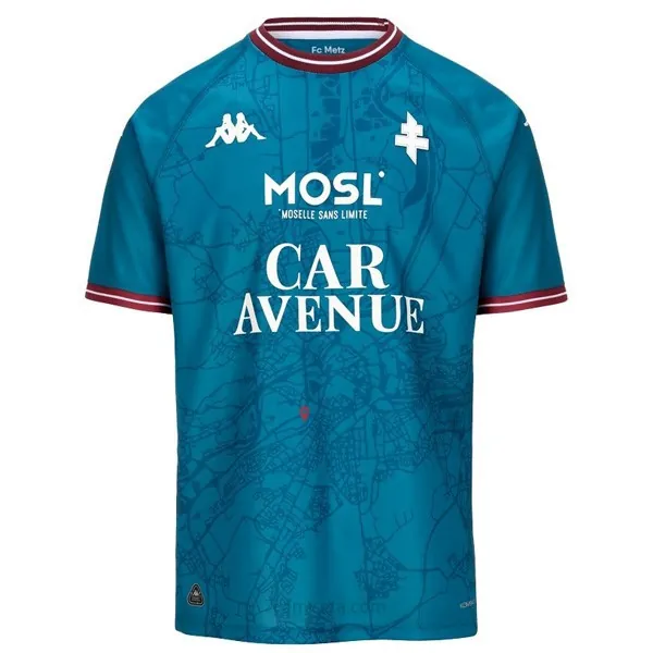Camiseta FC Metz Replica Segunda Ropa 2024/25 Corre a por él este ganga bestia