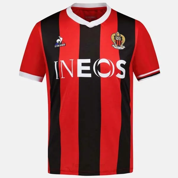 Camiseta OGC Nice Replica Primera Ropa 2023/24 Gangaza irrisorio de campeonato