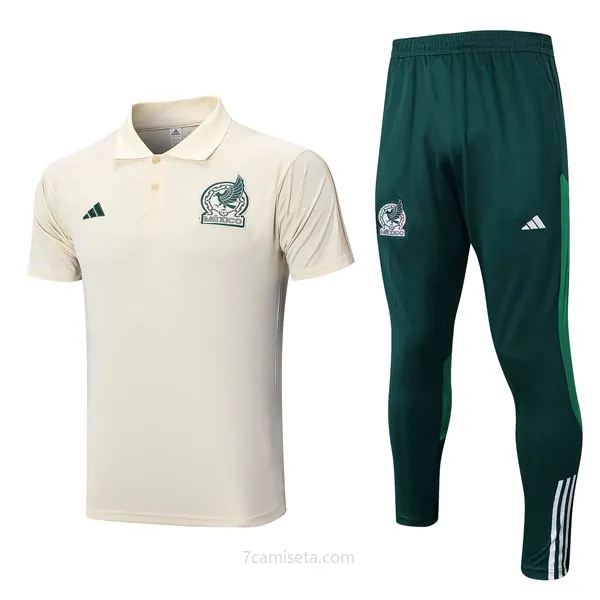 Polo México Conjunto Completo 2022/23 Blanco Verde Cógelo este chollo celestial