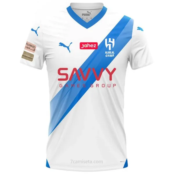 Camiseta Al Hilal SFC Replica Segunda Ropa 2023/24 Ganga, activa