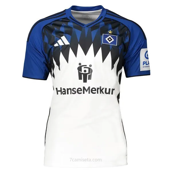 Camiseta Hamburgo S.V Replica Primera Ropa 2025/26 Atrapa este rebajón transparente