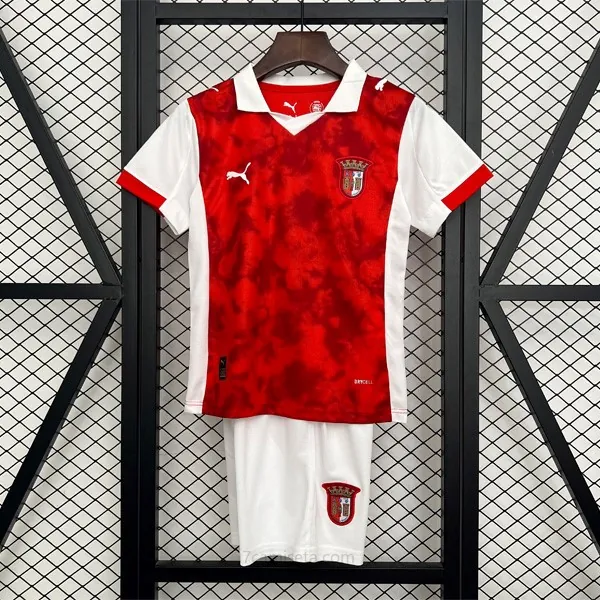 Camiseta Braga Replica Primera Ropa Niño 2025/26 ¡¡Vaya extraordinario gangaza de la temporada!