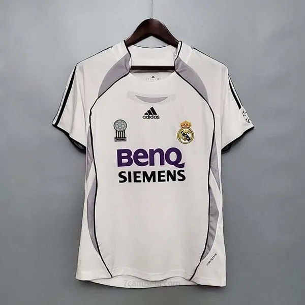 Camiseta Real Madrid Replica Primera Ropa Retro 2006 2007 Paga menos con devolución gratis