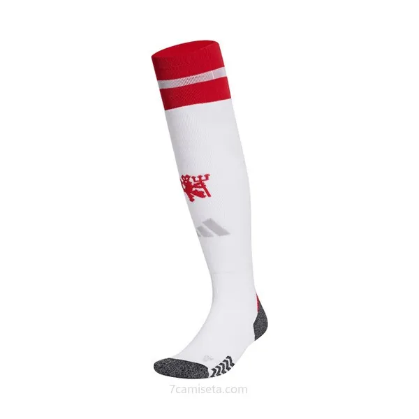 Calcetines Manchester United Replica Primera Ropa 2024/25 Rebaja, paga menos